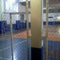 Photo taken at Quadra Futsal Montissori by Carlos P. on 4/27/2012