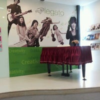 Photo taken at legato music academy by Orange on 8/12/2012