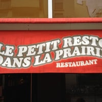 Photo taken at Le Petit Resto dans la Prairie by Alexandre H. on 4/22/2012