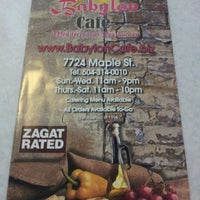 Das Foto wurde bei Babylon Cafe von Gabby C. am 3/4/2012 aufgenommen