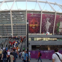 Photo taken at UEFA EURO 2012 Accreditation Centre by Alexandra M. on 7/1/2012