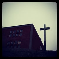 Photo taken at Pihlajamäen kirkko by Suvi A. on 3/28/2012