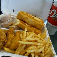 Photo taken at Raising Cane&amp;#39;s Chicken Fingers by Katie L. on 9/1/2012