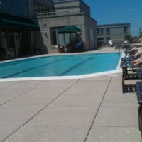 Photo taken at Pool at the Meridian at Gallery Place by Rachel S. on 6/8/2012