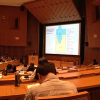 Photo taken at 日本学術会議 講堂 by Shingo T. on 5/12/2012