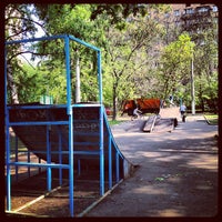 Photo taken at Тимирязевский Скейт-парк by Vladimir P. on 5/16/2012
