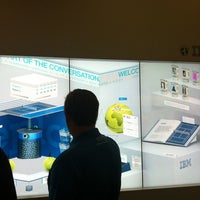 Photo taken at IBM Game Changer Interactive Wall by Allison D. on 9/2/2012