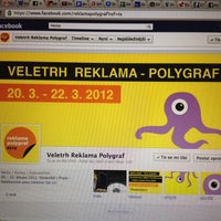 Photo taken at Veletrh Reklama-Polygraf 2012 by Eva i. on 3/19/2012