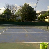 Photo taken at Santisuk Tennis Court by Siwaporn T. on 3/7/2012