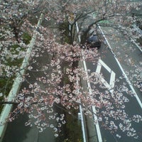 Photo taken at 見明川 by Noriki O. on 4/5/2012