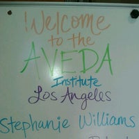 Photo taken at Aveda Institute Los Angeles by Stephanie D. on 8/14/2012