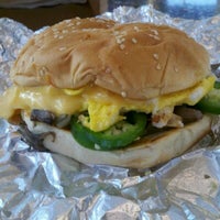 Photo taken at Five Guys by Traci on 8/31/2012