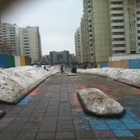 Photo taken at Пешеходная зона с фонтаном by Anya💋 on 3/18/2012
