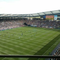 Photo taken at Victory Suite at Children&amp;#39;s Mercy Park by Hans G. on 5/27/2012