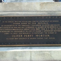 Photo taken at Oliver Perry Morton Memorial by Flora le Fae on 5/16/2012