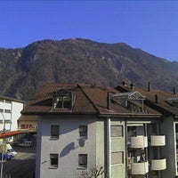 Photo taken at Hotel Rugenpark B&amp;amp;B Interlaken by Picha C. on 4/2/2012