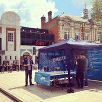 Photo taken at Windrush Square by Brixton Society on 7/21/2012