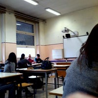 Photo taken at Liceo Classico Bertrand Russell by Giovanni N. on 2/8/2012