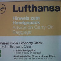 Photo taken at Lufthansa Counter by Ingrid Michelle I. on 3/5/2012