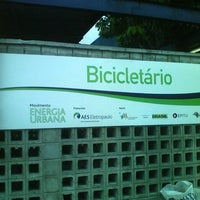 Photo taken at Bicicletário Terminal São Mateus by Nelson A. on 5/2/2012