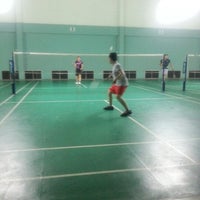 Photo taken at BS Badminton RAMA 2 by Tanach B. on 8/14/2012