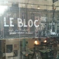 Photo taken at Le Bloc by Astrid G. on 3/15/2012