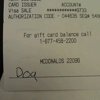 Menu - McDonald's - Madison, WI