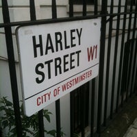 Photo taken at Harley Street by Dominic T. on 5/1/2012