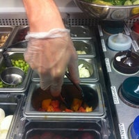 Photo taken at Heirloom Salad Company by Claire on 7/21/2012