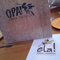 Photo taken at ela! Greek Taverna by Large S. on 3/31/2012