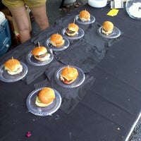 Photo taken at Battle of the Burgers Benefiting Embraced by Reggie P. on 9/8/2012