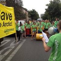 Photo prise au Shell par Greenpeace B. le7/28/2012