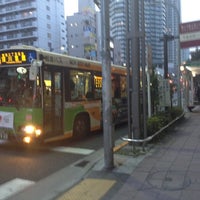 Photo taken at 勝どき駅前バス停 by Luis R. on 4/10/2012