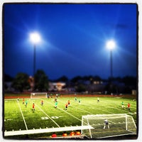 Photo taken at Roosevelt High School Soccer Field by Christopher D. on 5/4/2012