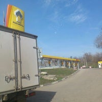 Photo taken at АГЗС Роснефть №1 by Julia N. on 4/17/2012