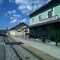 Photo taken at Bahnhof Wulkaprodersdorf by Gergely K. on 4/25/2012