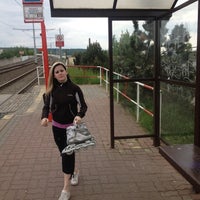 Photo taken at Nádraží Modřany (tram) by Dan B. on 5/15/2012