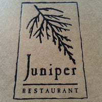 Photo taken at Juniper Restaurant by Sydney G. on 8/18/2012