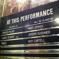 Photo taken at Jesus Christ Superstar at the Neil Simon Theatre by Myra on 6/22/2012