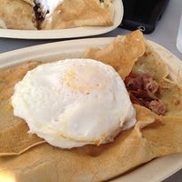 Photo taken at Crepes On The Corner by Andrew T. on 3/17/2012