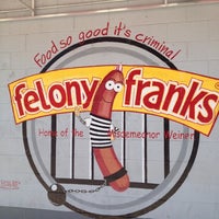 Photo taken at Felony Franks by Karen P. on 6/4/2012