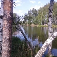 Photo taken at Пруд в Валентиновке by Артем Ф. on 5/20/2012