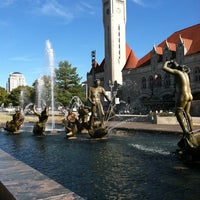 Photo taken at Meeting of the Waters Fountain by AJ T. on 8/17/2012