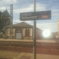 Photo taken at Gare SNCF d&amp;#39;Évreux-Normandie by Claire V. on 8/28/2012