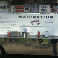 Photo taken at Marination Mobile by Cameron P. on 5/9/2012