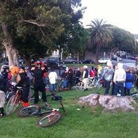Photo taken at SF Bike Party by Ben T. on 5/5/2012