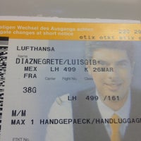Photo taken at Lufthansa Counter by Chiico D. on 3/26/2012