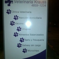 Photo taken at Veterinaria Krauss by Carolina V. on 3/14/2012