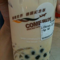 Photo taken at Come Buy Bubble Tea Cafe by Tan B. on 5/8/2012