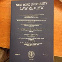 Photo taken at NYU Law School - Journal Offices by Tommy B. on 4/8/2012